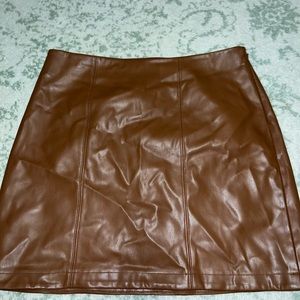 Nine West faux leather skirt
